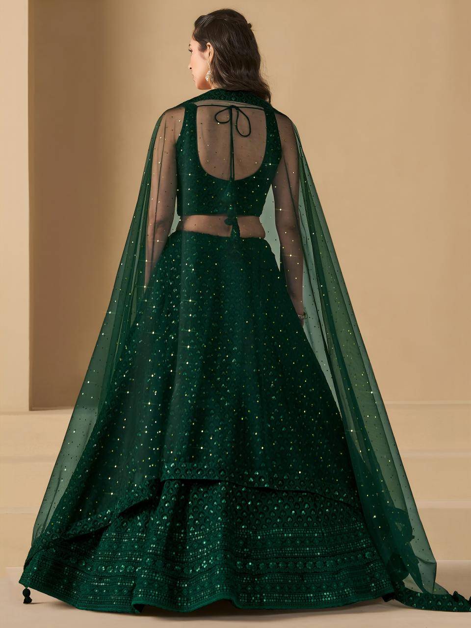 Florance vol 1 Georgette Green Wholesale lehenga choli manufacturers in Mumbai